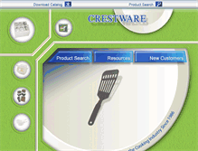 Tablet Screenshot of crestware.com